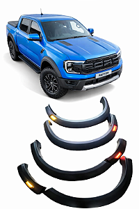 Alargador Para-lamas Ford Ranger 2023+ Raptor com LED