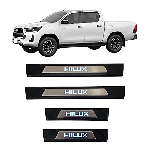 Soleira de Porta Iluminada LED Toyota Hilux 2016 em Diante