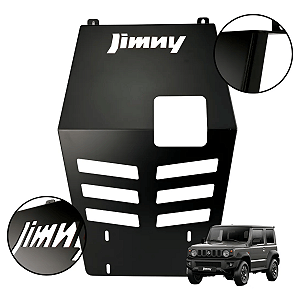 Protetor de Cárter do Motor Suzuki Jimny Sierra 2021 a 2026 em Preto Aço Reforçado