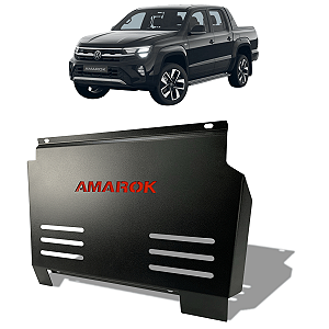 Protetor de Cárter e Motor Volkswagen Amarok 2010 a 2026 em Aço Reforçado