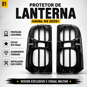 Protetor de Lanterna Traseira Haval H9 2025+