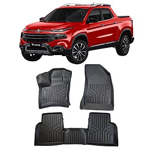 Tapete Bandeja 3D Fiat Toro 2017+