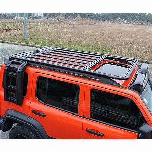 Bagageiro de Teto Slimline Expedição GWM Tank 300 2025+ em Alumínio Preto