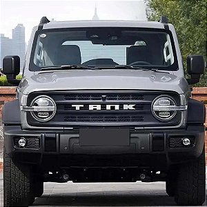 Grade Frontal Warrior GWM Tank 300 2025+ Preta com Letras TANK Personalizáveis