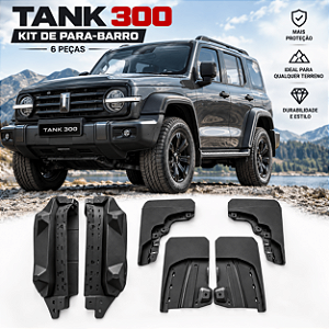 Kit Apara-Barro + Protetor Interno Para-Lama GWM Tank 300 2025+