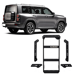 Escada Lateral Haval H9 2025+ para Bagageiro de Teto