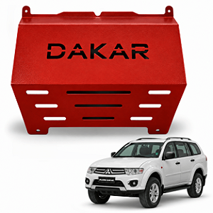 Protetor de Cárter Mitsubishi Pajero Dakar 2009 a 2017 em Aço Reforçado