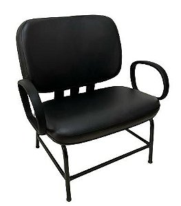 Cadeira Plus Size GG com três laminas e pé fixo