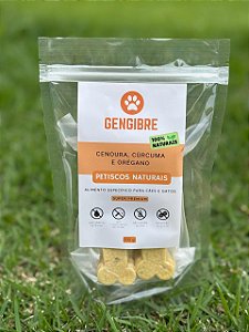 Biscoito Cenoura, Cúrcuma e Orégano