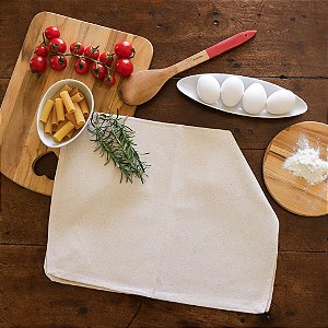 Pano de Copa Bianca Off White - Algodão, 50x70cm