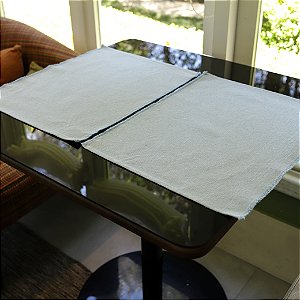 Jogo Americano Rafaela Azul - Algodão, 44x36cm (2 lugares)