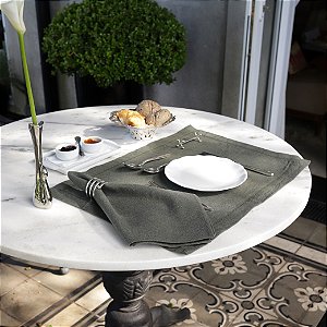 Jogo Americano Rafaela Verde - Ponto Ajour, 35x50cm