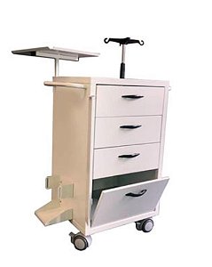 Carro de Emergência Aço Porta Basculante