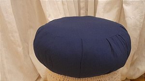 Zafu Vedanshi em Brim Azul marinho: Conforto e Estilo para Sua Meditação e Bem-Estar