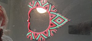 Colar Feminino Guarani: Elegância e Grafismo Ancestral