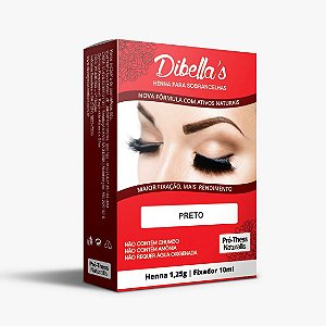 Henna p/ Sobrancelhas Pró-thess Cor Preto 1,25G