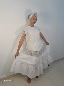 Conjunto feminino Rendado