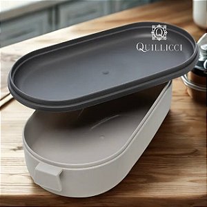 MARMITA HERMETICA COM TALHERES DE PLASTICO
