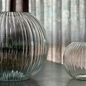 FLOREIRA DE VIDRO RIGADO TAM G