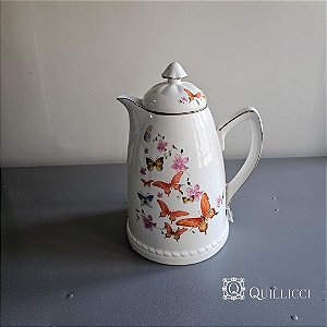 GARRAFA TERMICA DE PORCELANA BORBOLETAS - ISHELLA