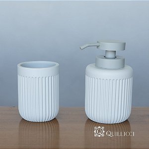 PORTA-SABONETE LIQUIDO DE CIMENTO