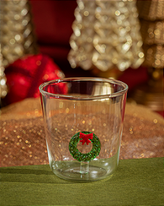 Copo de Vidro Guirlanda