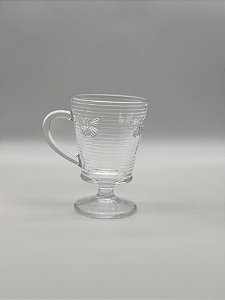 Jogo 4 Taças para Cappuccino Lines Butterfly 240ml | Vidro