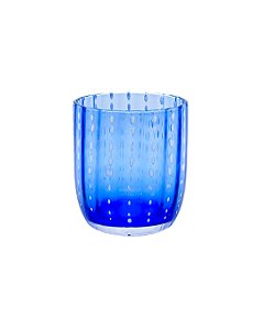 Jogo 2 Copos Orquídea Azul 300ml | Vidro