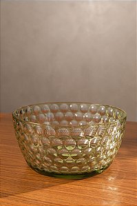 Saladeira Lapidada Círculos 25,3cm | Acrílico