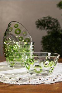 Bowl Textura Círculos 14x14x7cm | Acrílico