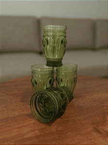 Copo Jewelry Green | Vidro 7,5x12