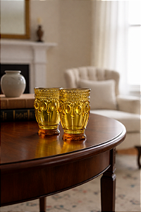 Copo Jewelry Âmbar | Vidro 7,5x12