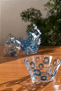 Bowl Textura Círculos 14x14x7cm  | Acrílico