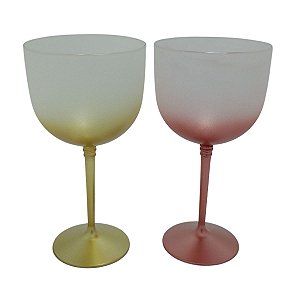 Taça Gin Acrílico 500ml Degrade