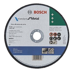 Caixa De Disco Corte Metal Fino Aço Inoxidável Bosch 7 25 Pçs