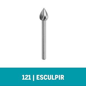 Dremel Escariador 121 Cônic 1/4 Poleg
