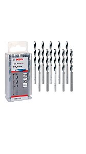 Broca HSS PointTeQ 4.5mm 10pçs para metal Bosch