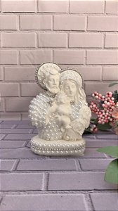 Sagrada Família com Pérolas 13cm