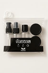 Kit de Viagem Travel Preto – 5 Peças