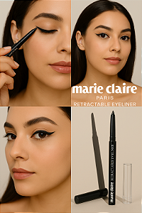 Delineador Retrátil Marie Claire Paris – Preto Clássico