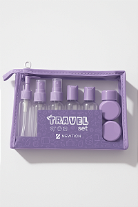 Kit de Viagem Travel Roxo – 7 Peças