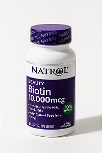 Natrol Biotin 10.000 mcg – Suplemento de Biotina (100 comprimidos)