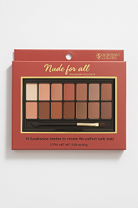 Paleta de Sombras Giordano Colors Nude for All – 16 Tons Neutros
