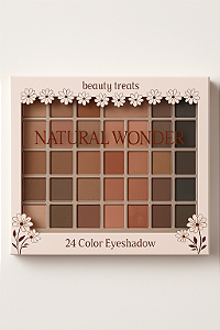 Paleta de Sombras Beauty Treats Natural Wonder – 24 Cores