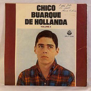 LP - Chico Buarque de Hollanda - Volume 3