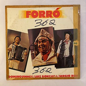 LP - Forró - Dominguinhos, Luiz Gonzaga e Sergio Reis