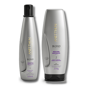 Kit Shampoo e Máscara Blond Aneethun