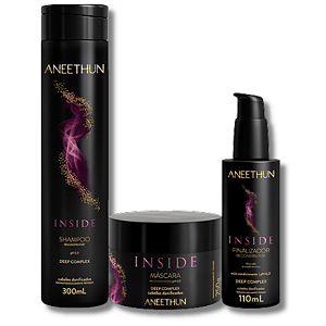 kit Inside Aneethun Shampoo + Máscara + Finalizador