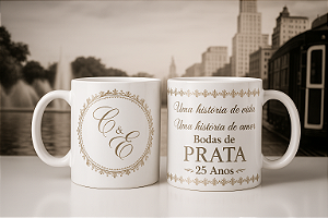 Caneca Branca Personalizada