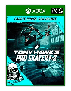 Tony Hawks Pro Skater 1 + 2 Pacote Cross-Gen Deluxe Xbox One Xbox Series X|S Mídia Digital